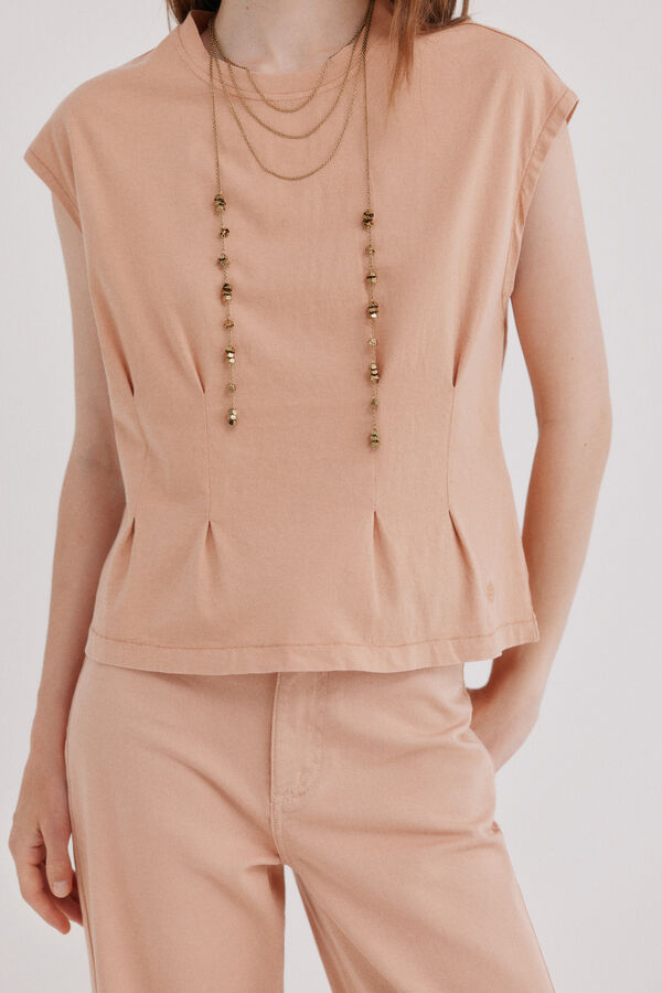 Hoss Intropia Margot. Playera entallada Rosa