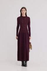 Hoss Intropia Aysel. Vestido de tejido Estampado morado