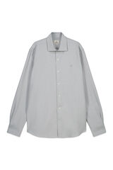 OOTO Camisa oxford lisa manga larga Kaki