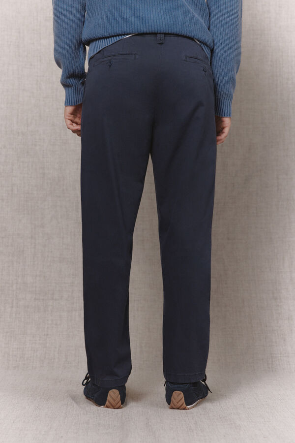 OOTO Pantal&oacute;n chino b&aacute;sico regular Azul marino