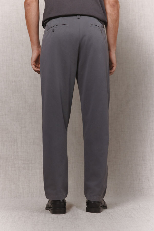 OOTO Pantal&oacute;n chino b&aacute;sico regular Gris