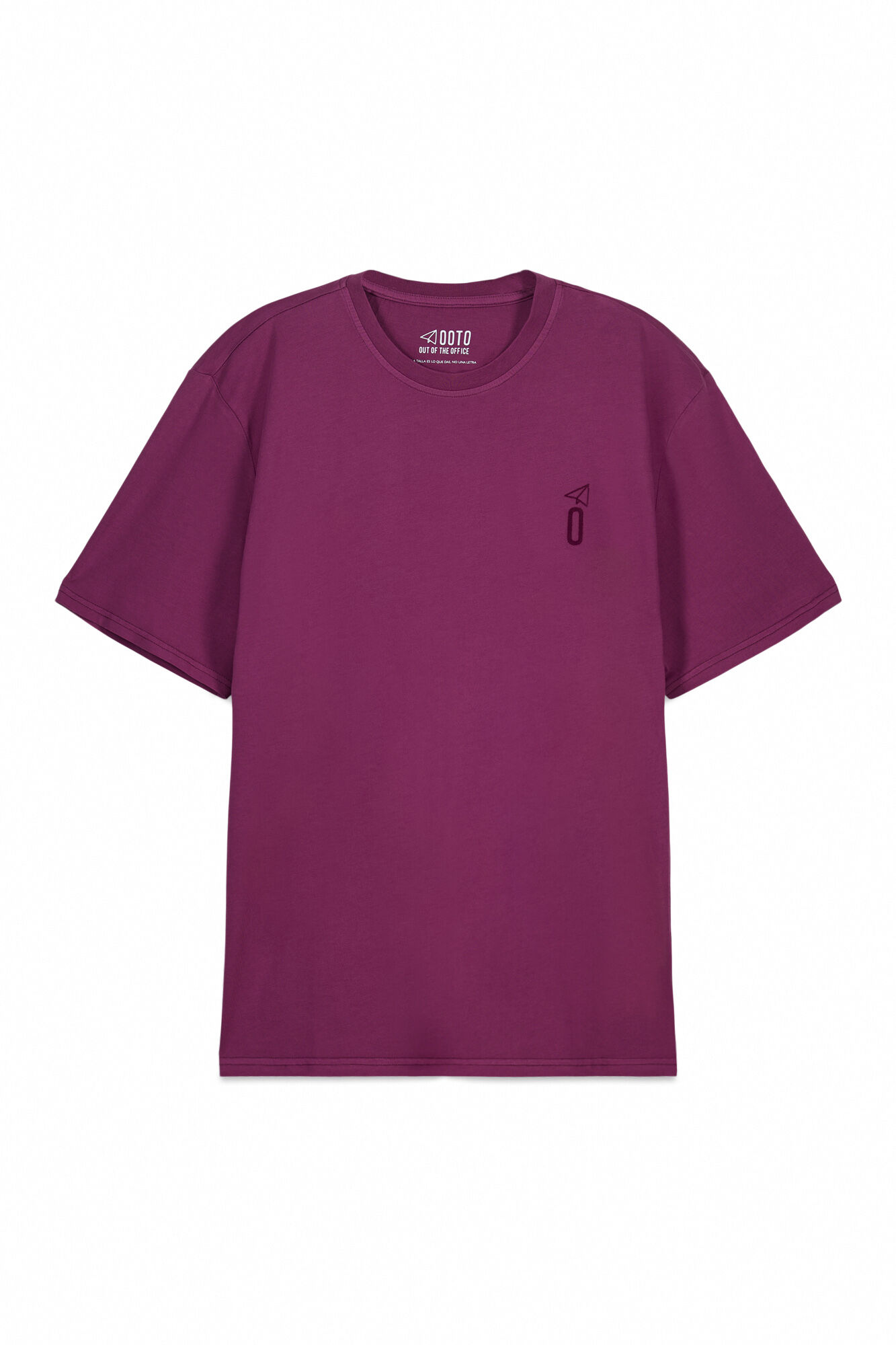 OOTO Playera b&aacute;sica lavada con estampado