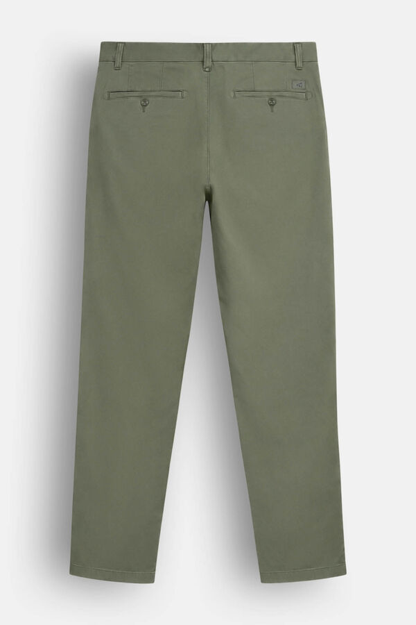 OOTO Pantal&oacute;n chino b&aacute;sico regular Kaki