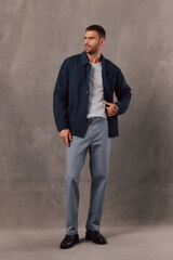 OOTO Chino de goma regular Gris
