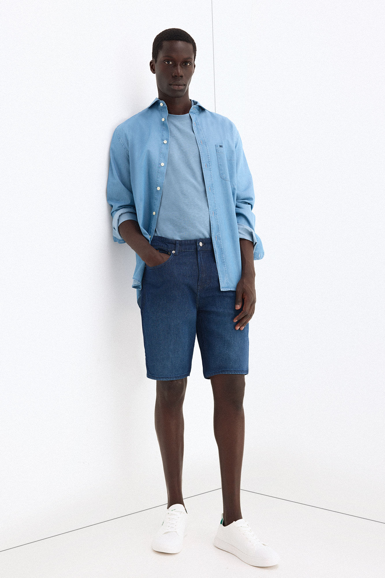Pedro del Hierro Bermuda denim regular