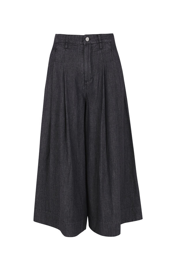 Pedro del Hierro Falda-pantal&oacute;n de mezclilla Gris