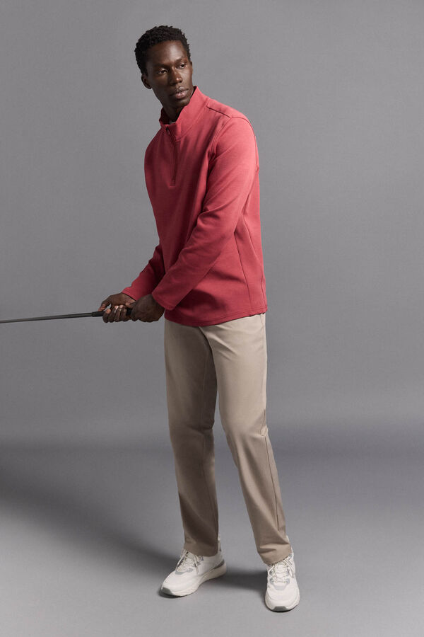 Pedro del Hierro Sudadera cremallera golf Rojo