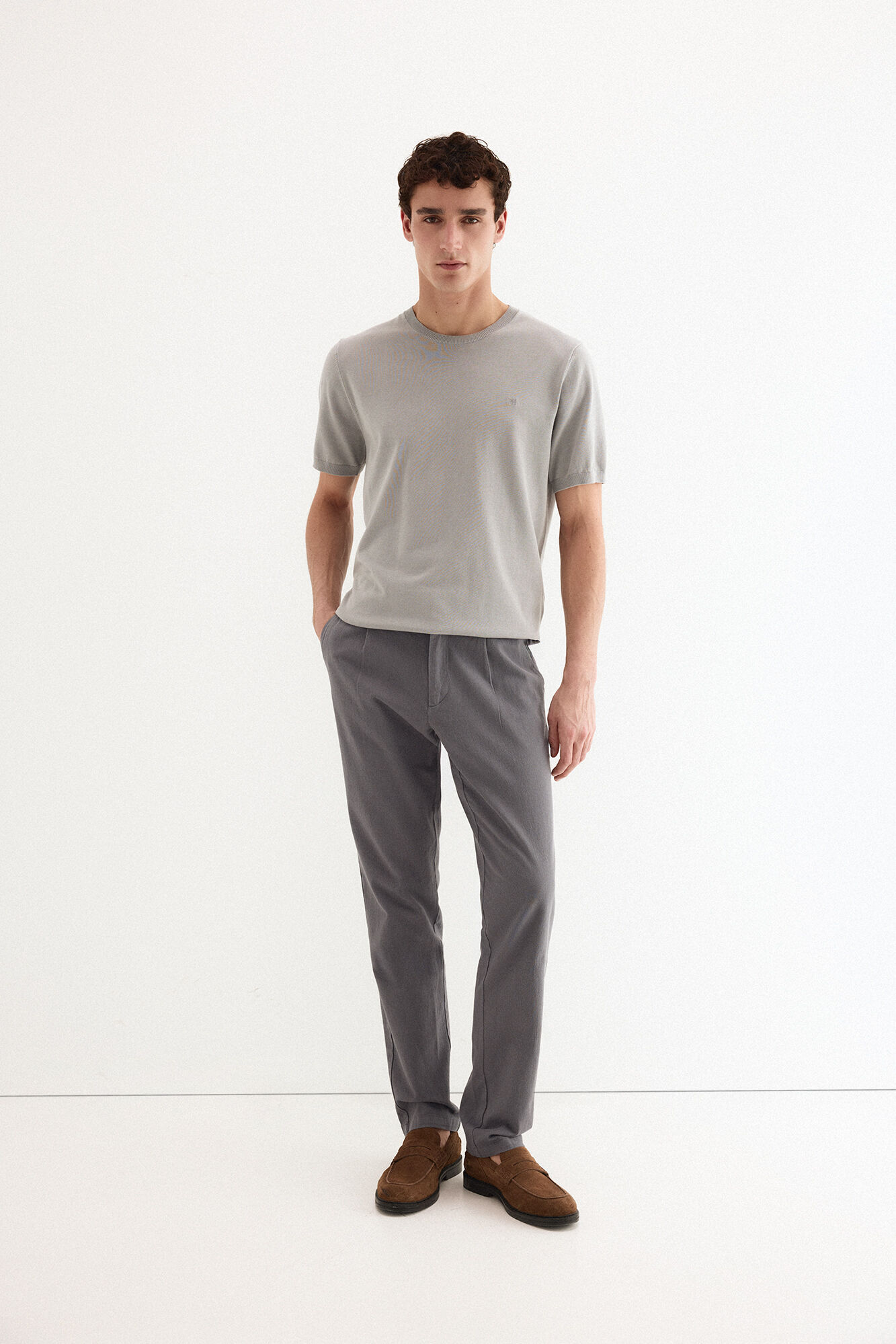 Pedro del Hierro Camiseta jersey premium manga corta algod&oacute;n