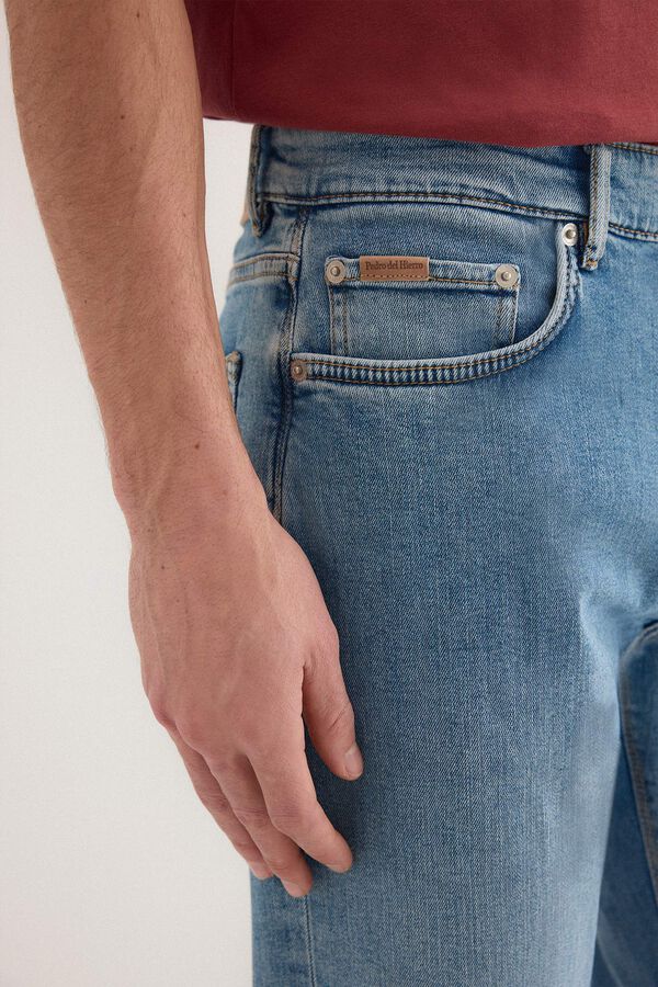 Pedro del Hierro Pantal&oacute;n vaquero premium flex ligero regular fit Azul