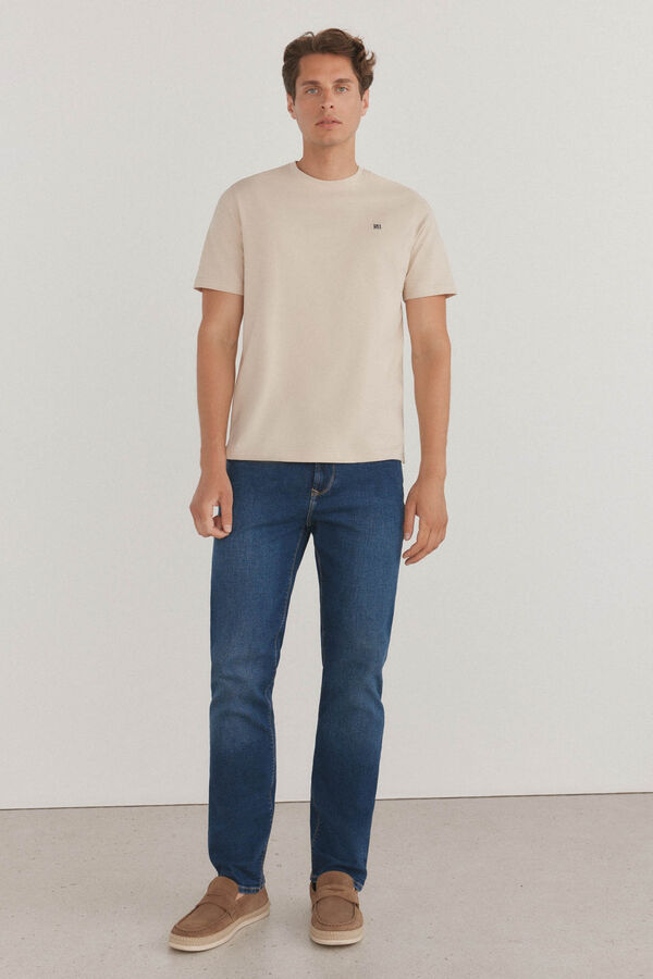 Pedro del Hierro Camiseta b&aacute;sica Beige