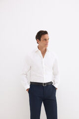 Pedro del Hierro Camisa vestir lisa non iron + antimanchas Blanco