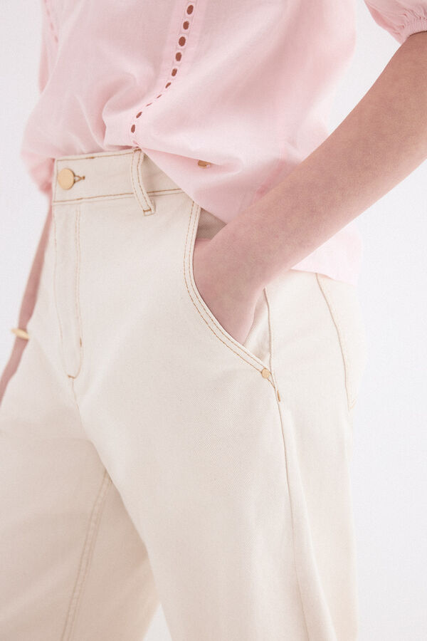 Pedro del Hierro Jeans barrel balloon Crudo