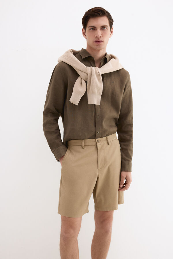Pedro del Hierro Bermuda estructura Beige