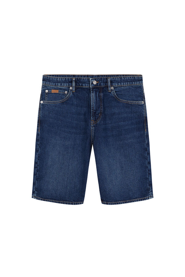 Pedro del Hierro Bermuda denim regular Azul