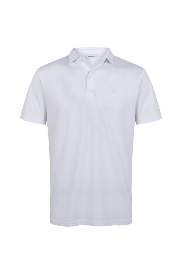 Pedro del Hierro Polo mercerizado Blanco