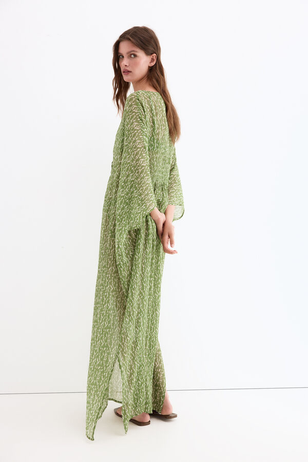 Pedro del Hierro Caft&aacute;n estampado Verde