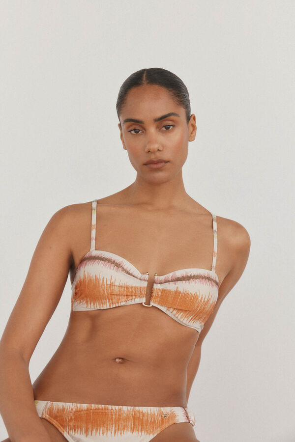 Pedro del Hierro Bikini top bandeau y panty cl&aacute;sico, tejido lurex fantas&iacute;a Varios