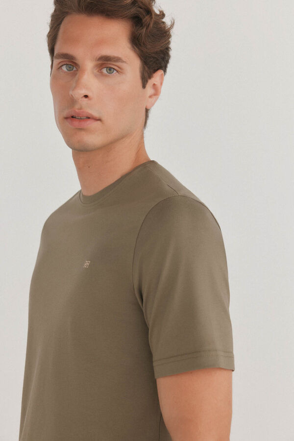 Pedro del Hierro Camiseta b&aacute;sica Verde