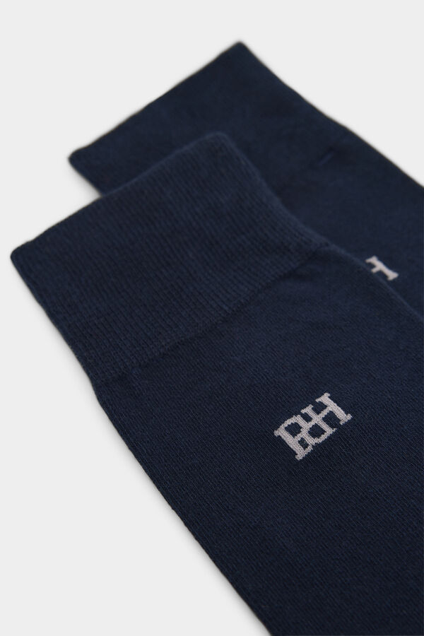 Pedro del Hierro Calcet&iacute;n liso sport Azul
