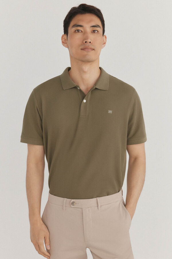 Pedro del Hierro Polo b&aacute;sico piqu&eacute; Verde