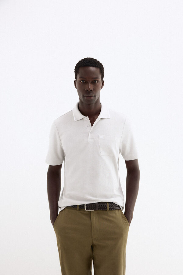 Pedro del Hierro Polo textura Gris