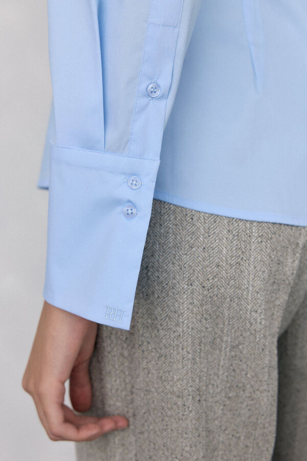 Pedro del Hierro Camisa b&aacute;sica de f&aacute;cil planchado Azul