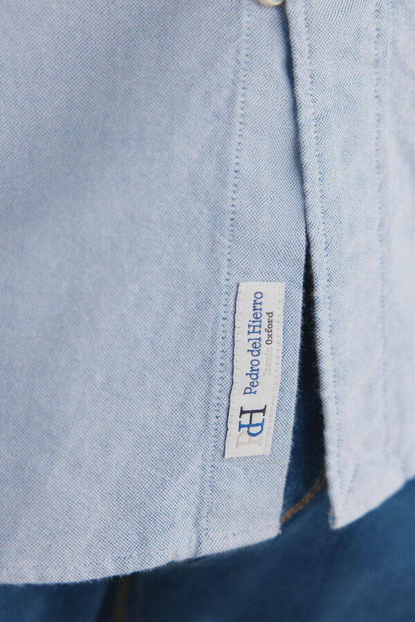Pedro del Hierro Camisa iconic oxford lisa Azul