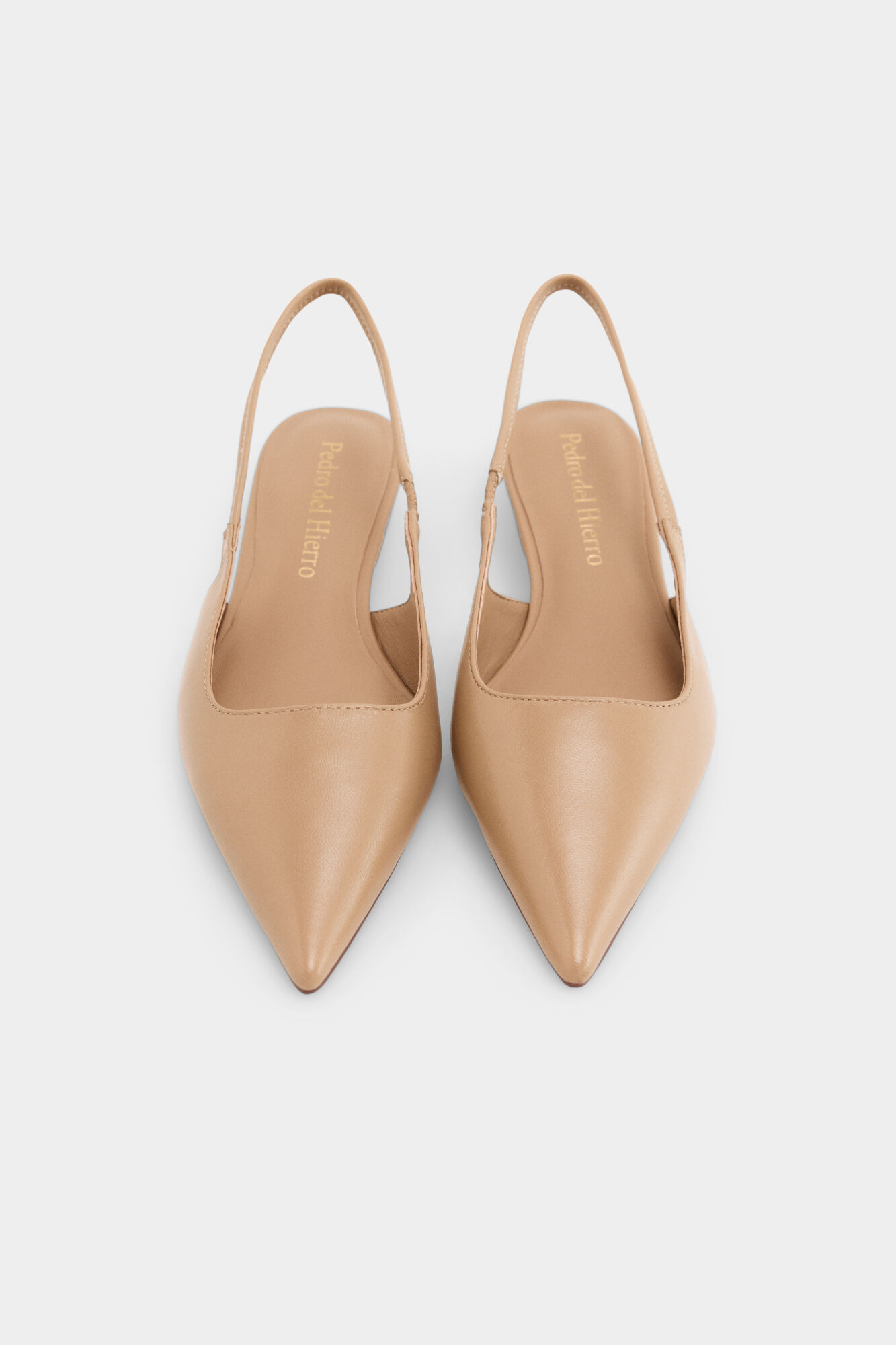 Pedro del Hierro Zapato plano piel brillante