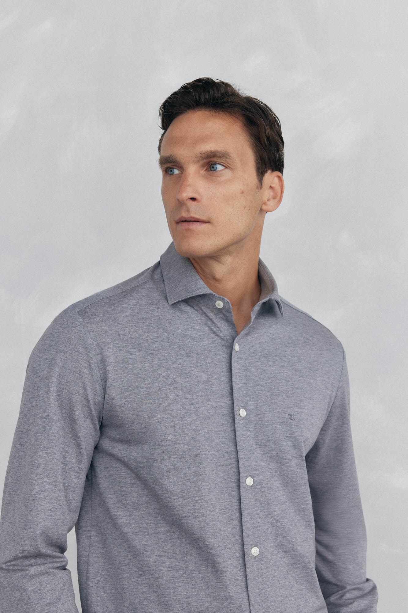 Pedro del Hierro Camisa lisa de punto