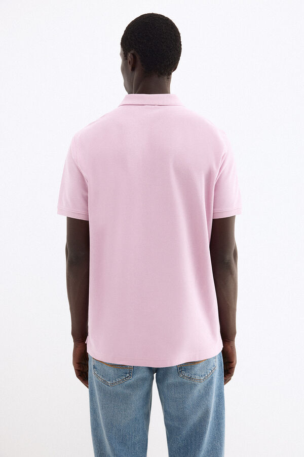 Pedro del Hierro Polo b&aacute;sico piqu&eacute; Rosa