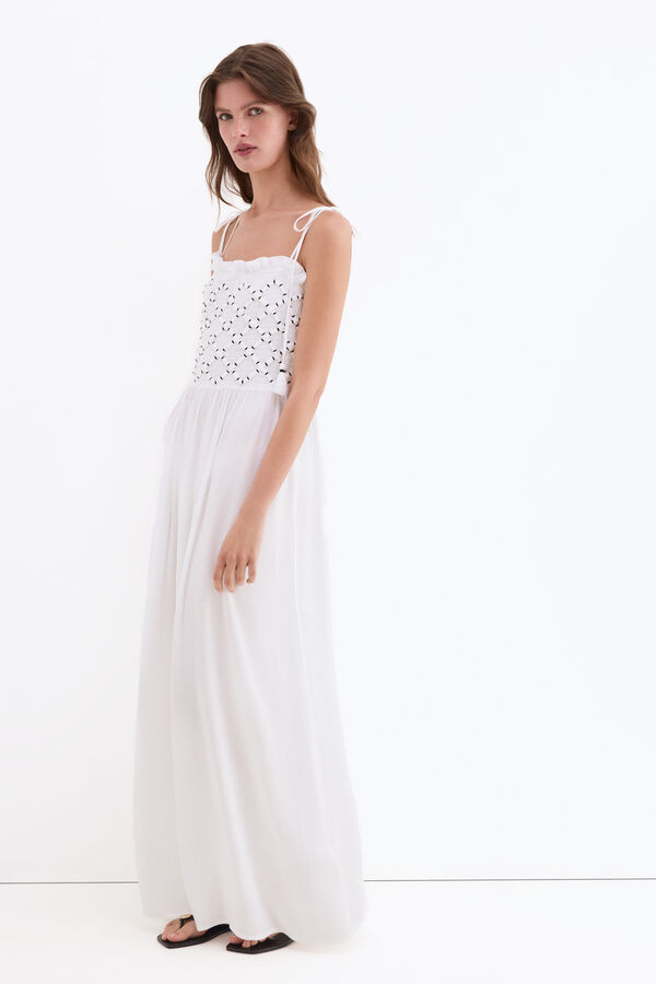 Pedro del Hierro Vestido playero Blanco
