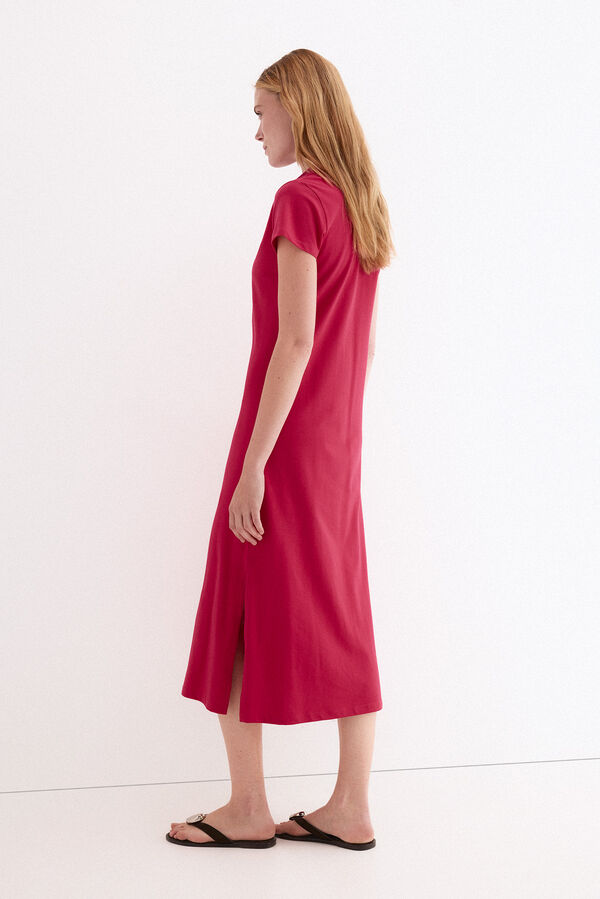 Pedro del Hierro Vestido cuello polo Rosa