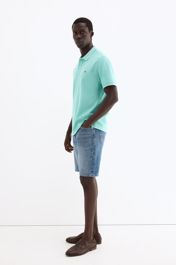 Pedro del Hierro Polo b&aacute;sico piqu&eacute; Verde