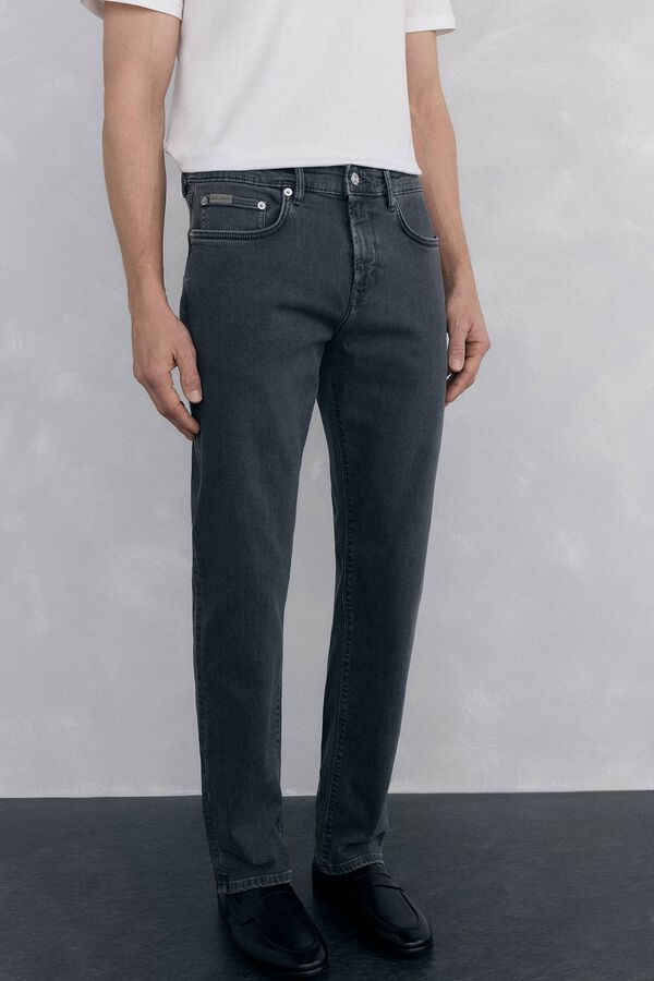 Pedro del Hierro Pantal&oacute;n vaquero regular fit Gris