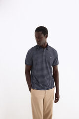 Pedro del Hierro Polo de rayas Azul