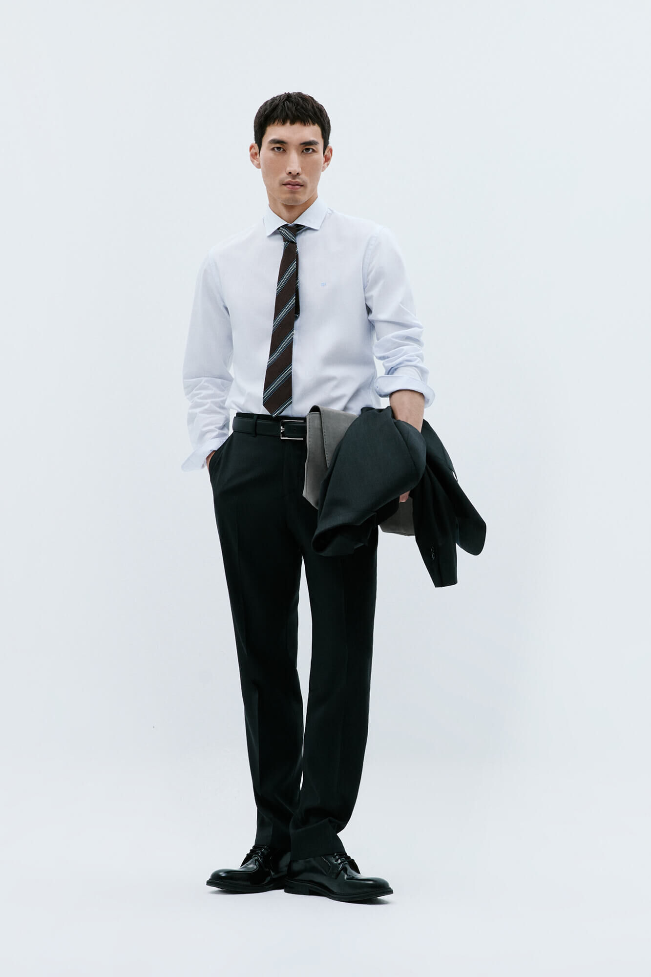 Pedro del Hierro Camisa de vestir lisa non iron + antimanchas slim fit