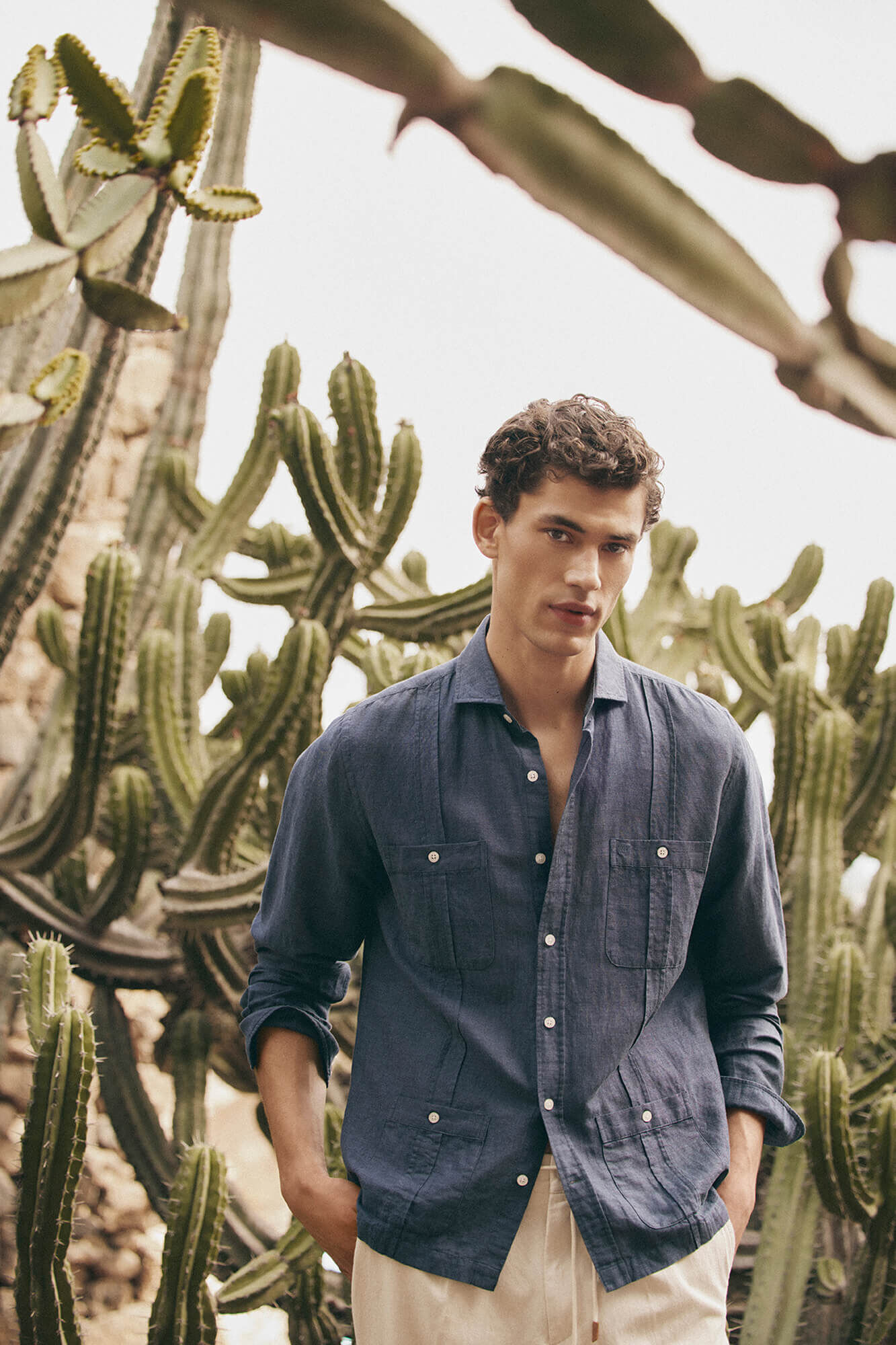 Pedro del Hierro Guayabera lino