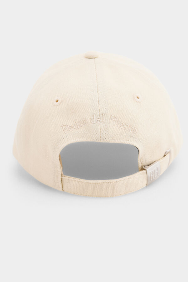 Pedro del Hierro Gorra logo bordado Crudo