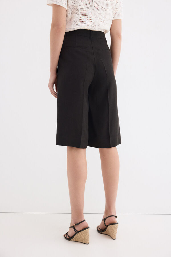 Pedro del Hierro Bermudas largas cl&aacute;sicas Negro