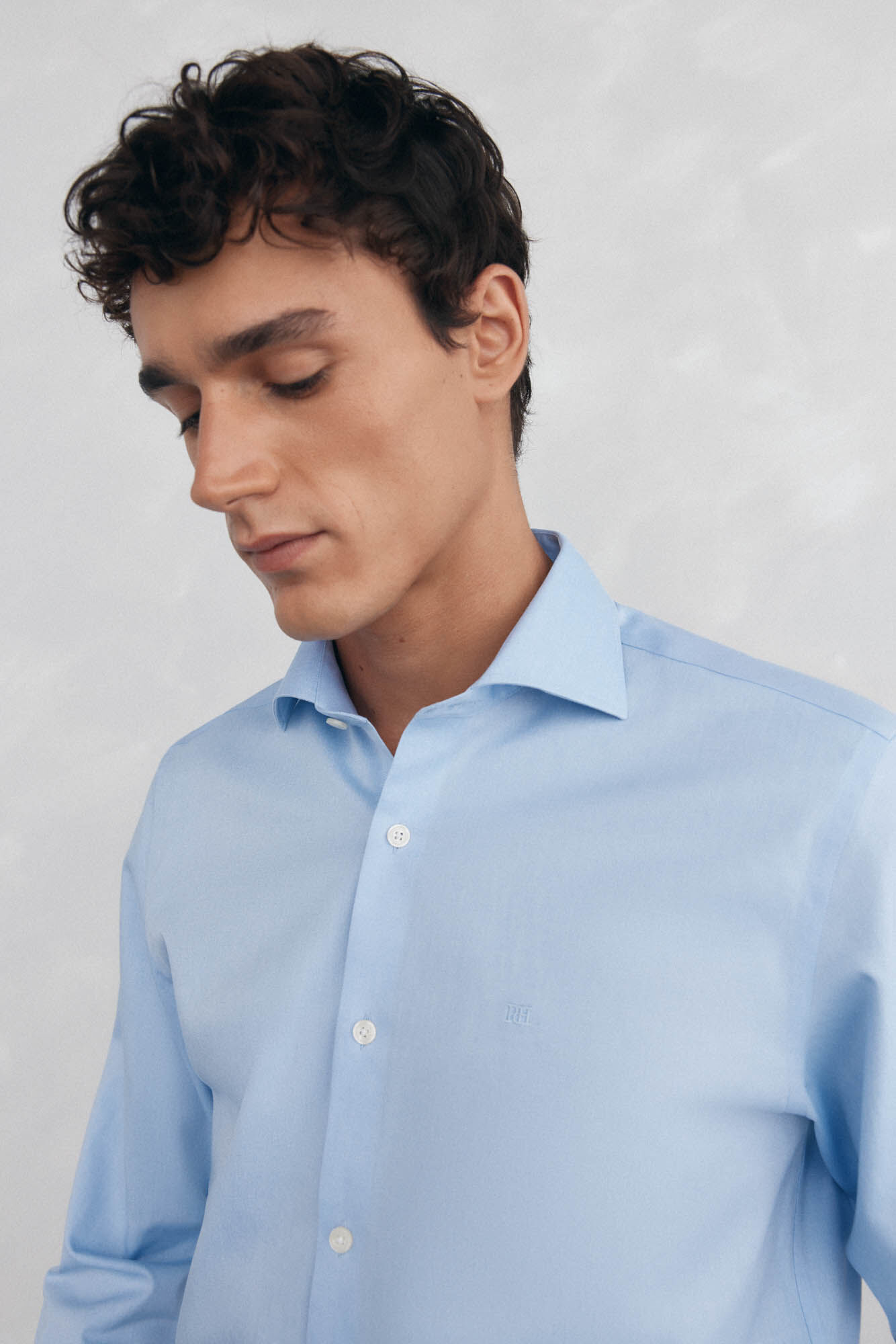 Pedro del Hierro Camisa vestir lisa non iron + antimanchas