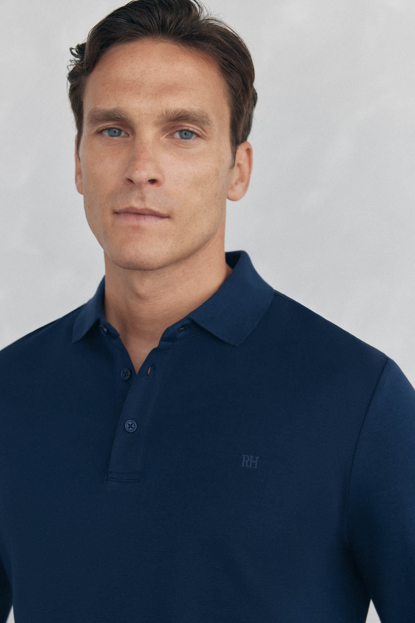 Pedro del Hierro Polo mercerizado manga larga