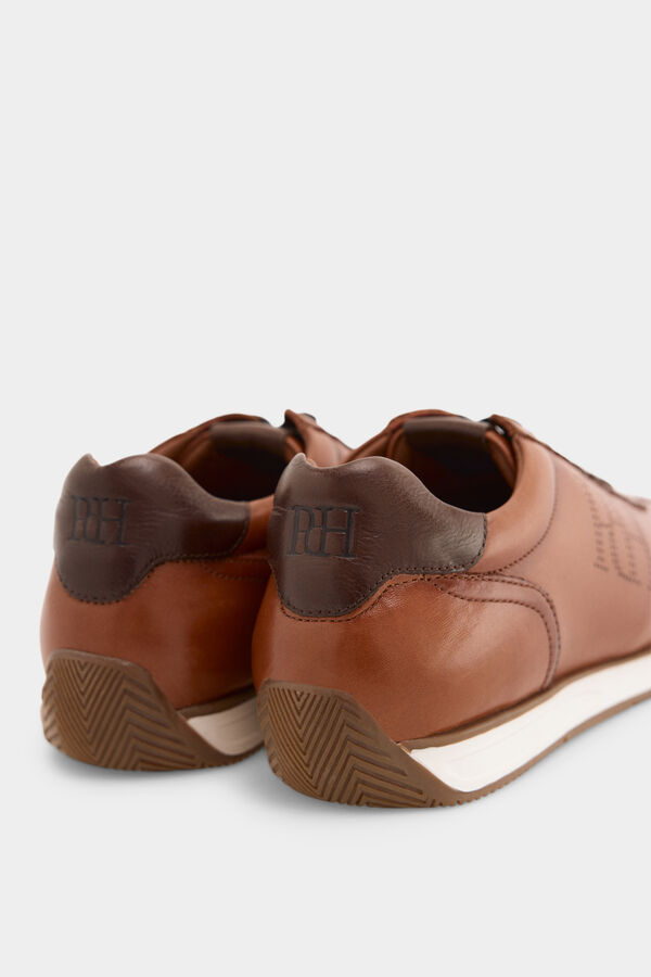Pedro del Hierro Zapatilla icono piso goma Marr&oacute;n