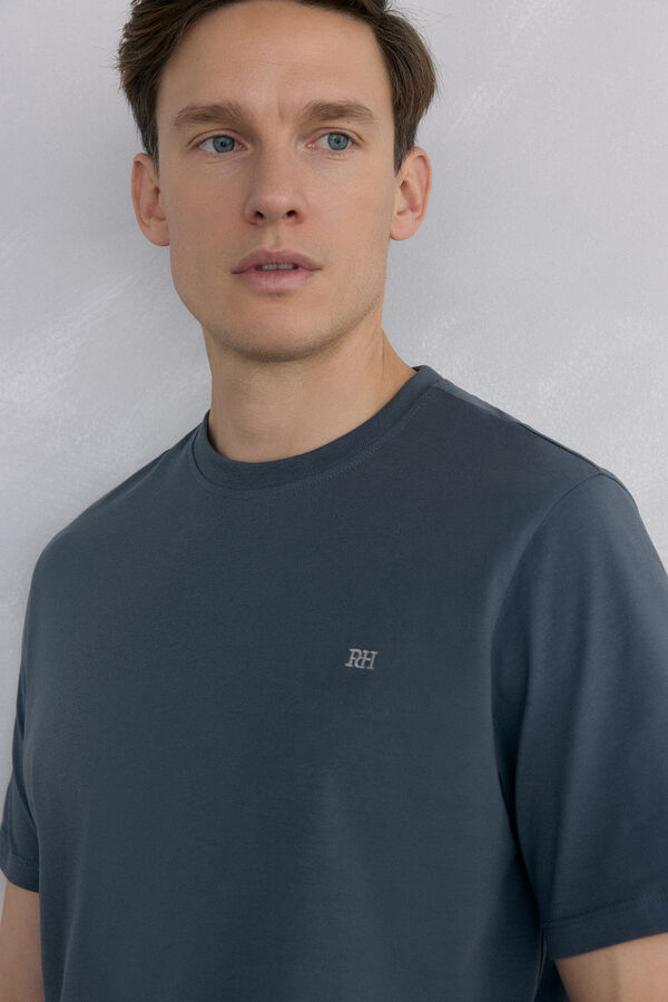 Pedro del Hierro Camiseta b&aacute;sica Gris