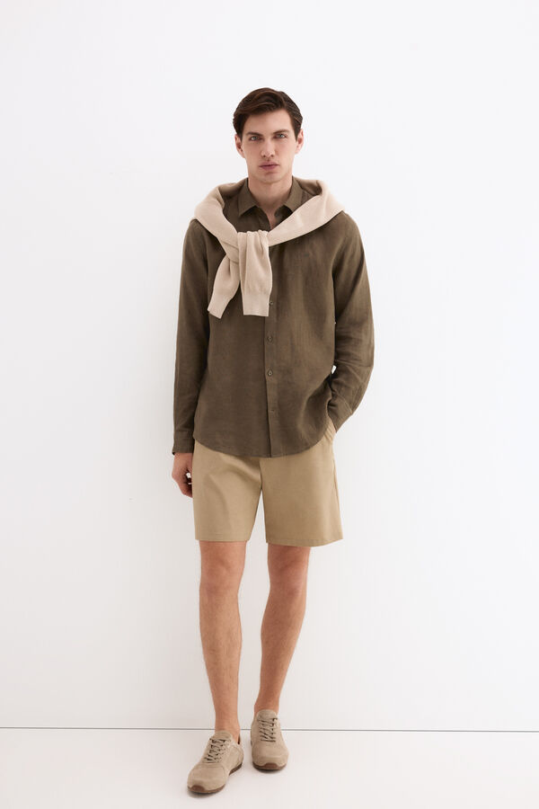 Pedro del Hierro Bermuda estructura Beige