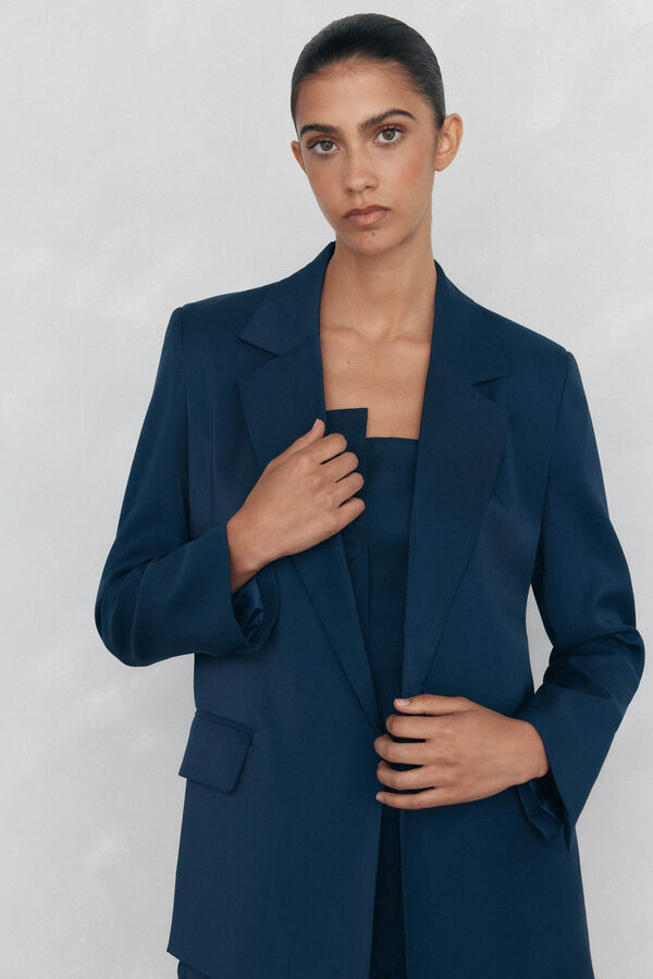 Pedro del Hierro Blazer regular fit Azul