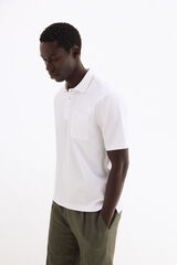 Pedro del Hierro Polo textura Blanco