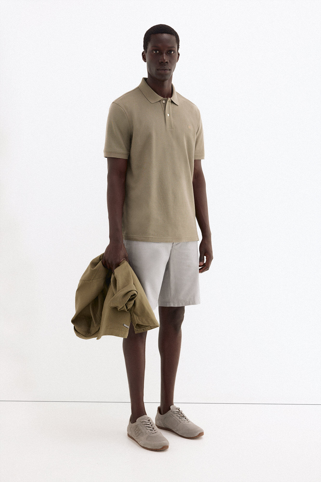 Pedro del Hierro Bermuda lino algod&oacute;n
