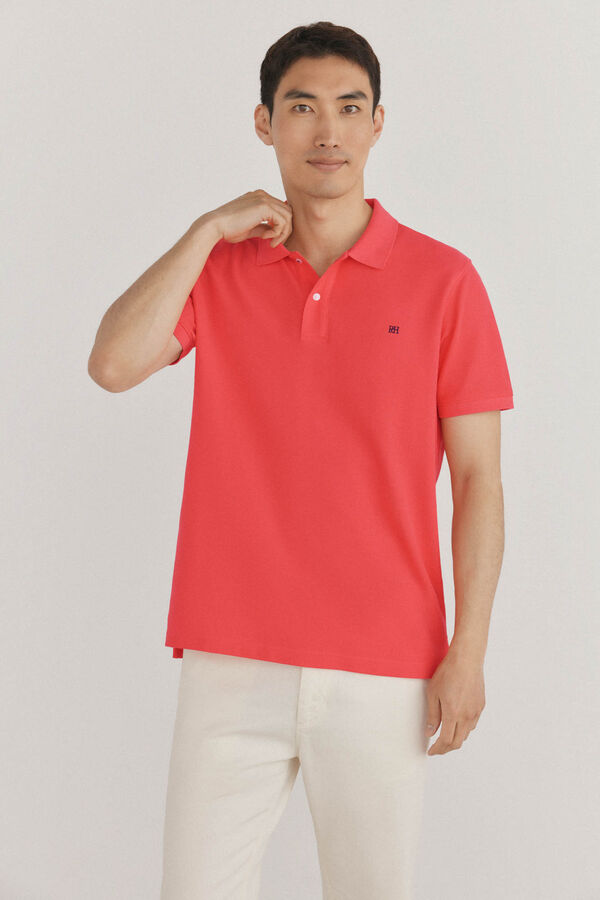 Pedro del Hierro Polo b&aacute;sico piqu&eacute; Rojo