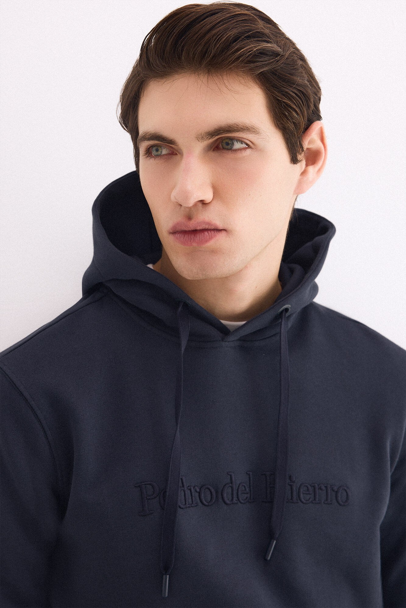 Pedro del Hierro Sudadera capucha con logo