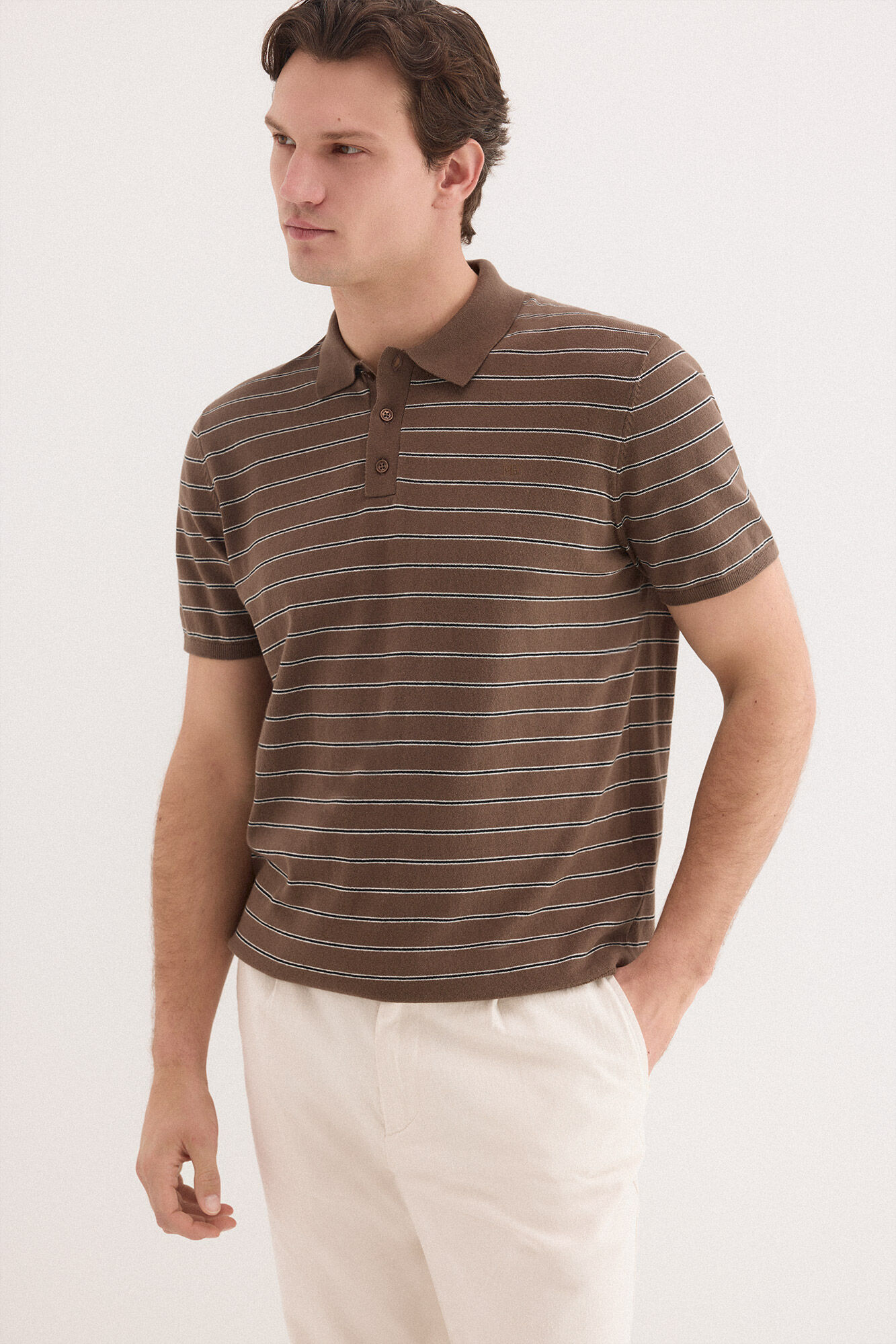 Pedro del Hierro Jersey polo premium manga corta estructura
